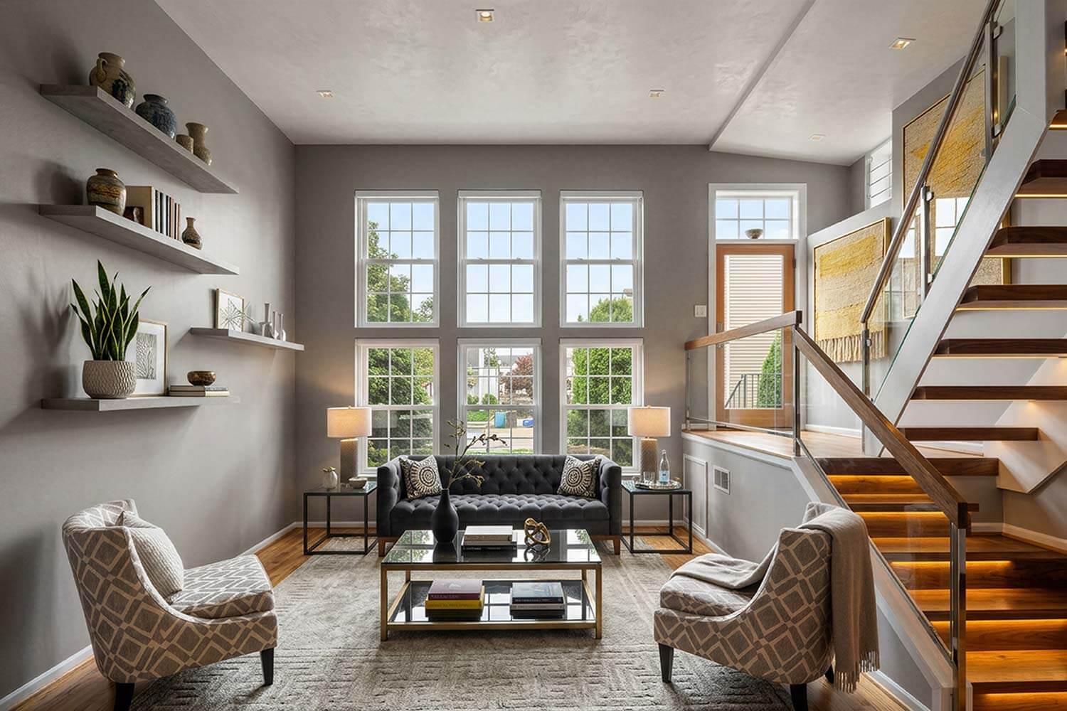 Move-in-ready furnished interior