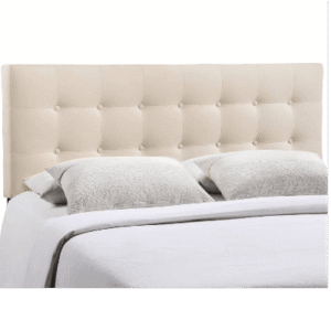Emily King Fabric Headboard Ivory