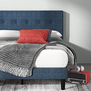 Omkaram Navy Bed Set