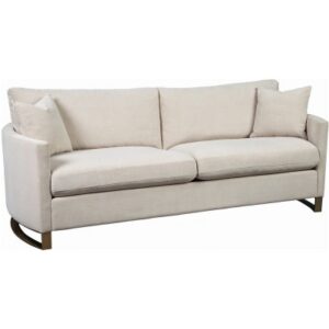 Corliss Curved Arm Sofa Beige