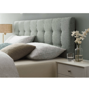Lily King Fabric Headboard Gray