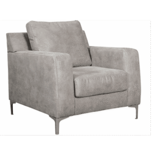 Ryler Steel Accent Chair Gray