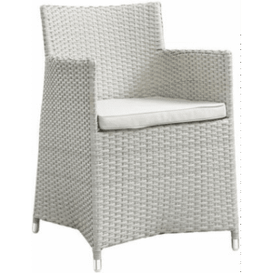 Modway Junction Wicker Patio Chair - White