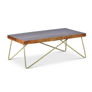 Walter Brass Inlay Cocktail Table