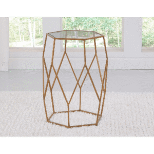 Roxy Hexagon Chairside Table