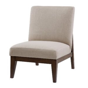 Adria Slant-Back Cream Chair