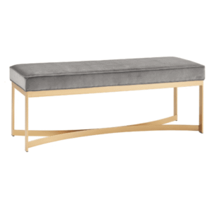 Secor Accent Bench - Grey